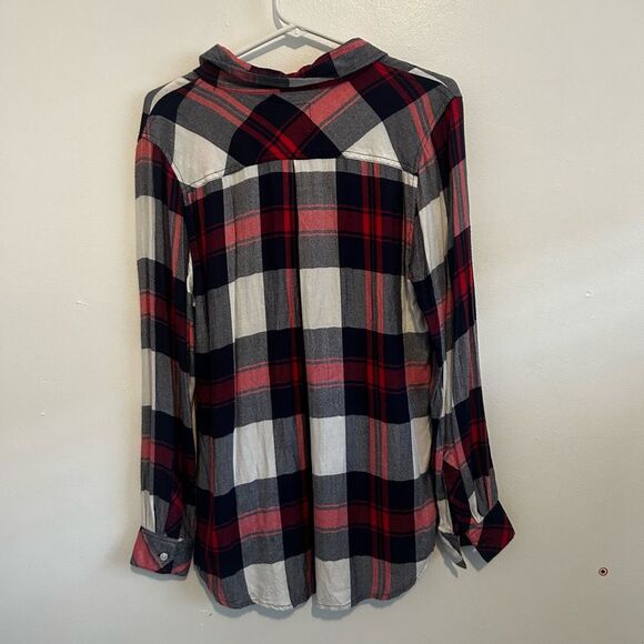 Rails Button Front Flannel Size S Oversized Lumberjack Cozy Fall Time Classic - Picture 5 of 8